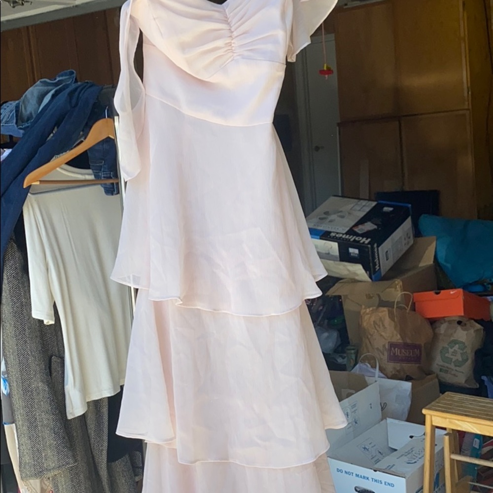 Wayf pink dress